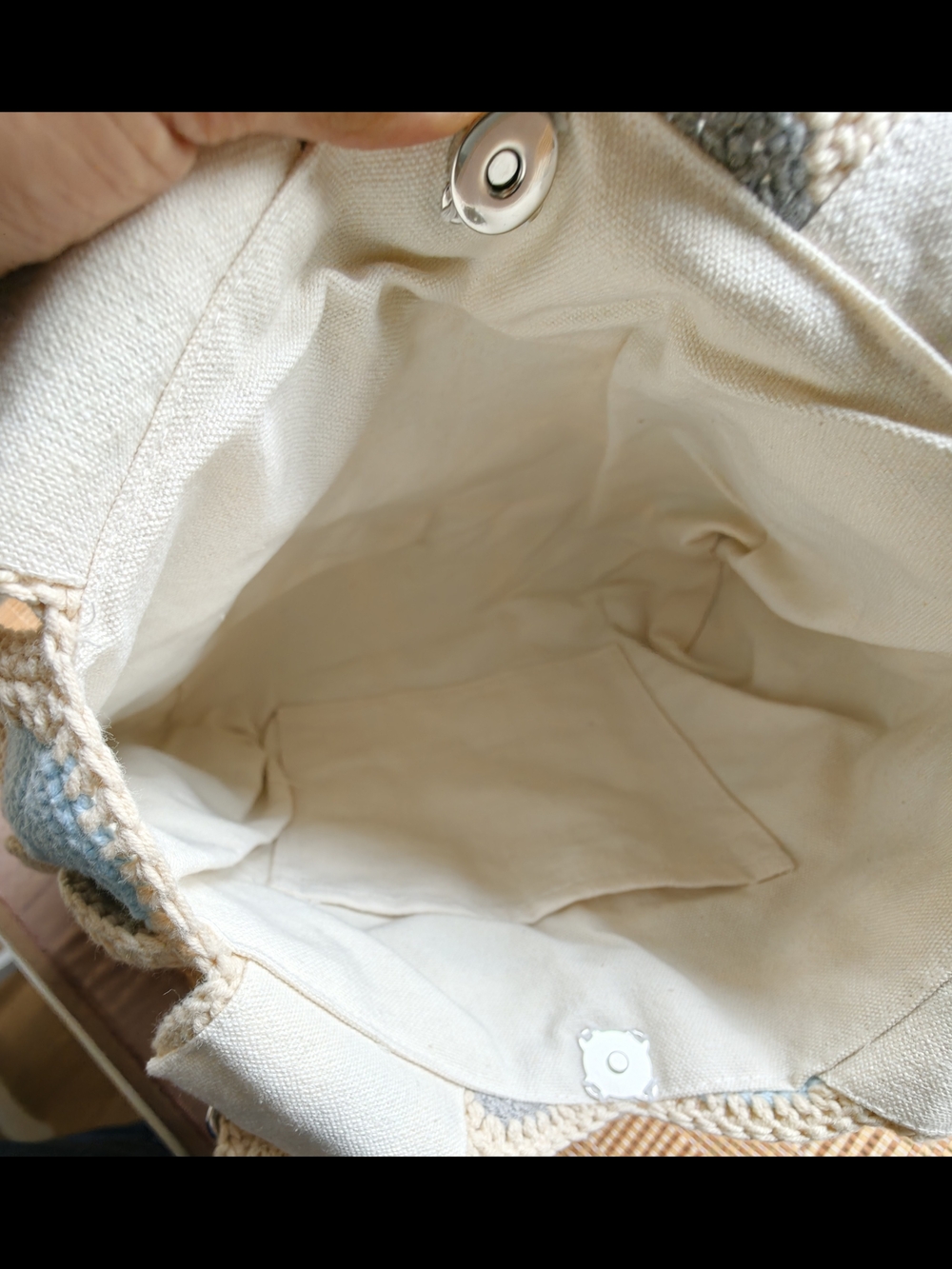 Handmade Crochet Shoulder Bag, Boho Purse - Picture 10 of 12